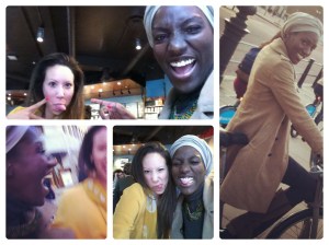 steps towards shaking off the blues... hang out with Nat!