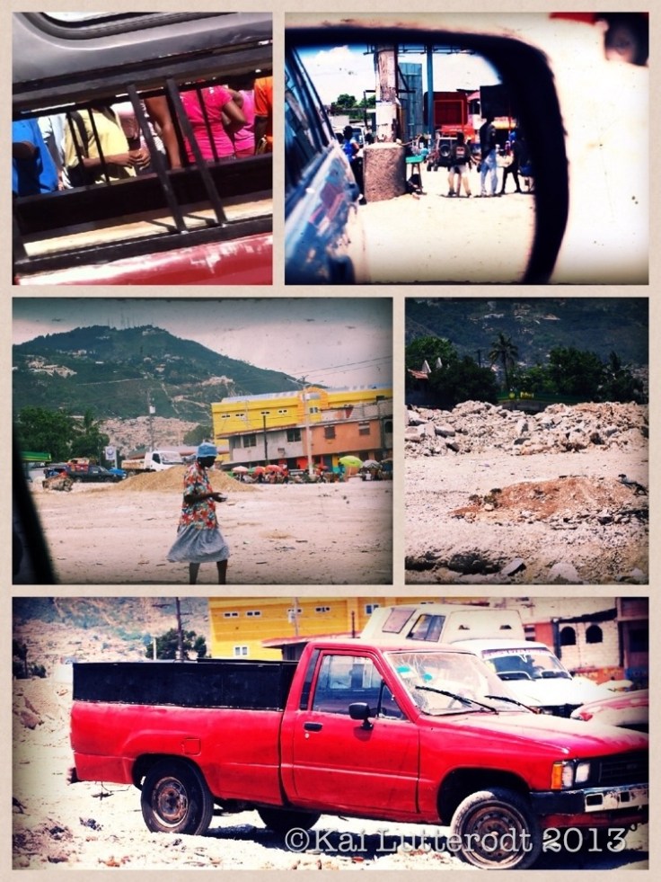 petion-ville cemetary. Many of the dead bodies were dumped here. Now a tap-tap station, however I am told the government had plans to turn the land into apartments!