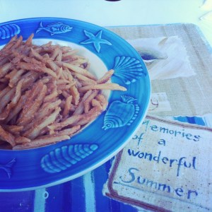 My summer ends in Sicily... With a bowl of #homemade pasta con pesto e provola cheese from Ragusa... Buon appetito!